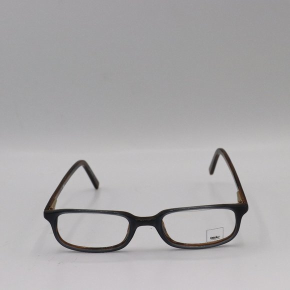 COPY - Blue Brown Square Hipster Style Unisex Glasses 47 19 135 Vintage Massimo - Picture 1 of 3
